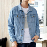 Herren Klassische Jeansjacke – Lässige Streetwear Denim Jacke