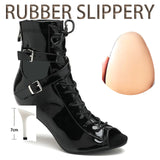 Professional Women’s Latin Dance Sandals – Thin High Heel Stilettos