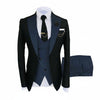 Herren 3-teiliger High-End-Anzug – Casual Business & formeller Gesellschaftsanzug