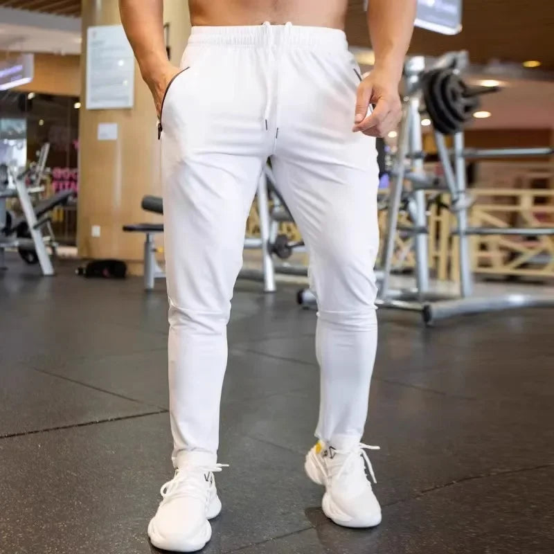 Men’s Spandex Running Sport Trousers | Breathable Quick-Dry Gym Joggers