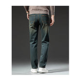 Men's Premium Vintage Jeans | New High-End Elastic Business Casual Denim