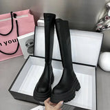 Damen-Winterstiefel Knight – modische Stiefel mit Reißverschluss hinten