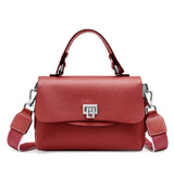 The Envelope-Elite Silhouette Genuine Leather Top-Handle Handbag