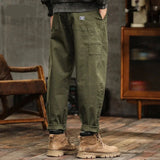 Herren American Vintage High-Waist Loose Profil Cargo-Hose