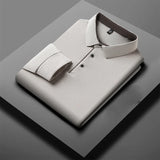 Herren Langarm-Poloshirt – Business Casual Uni-Oberteil