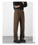 Men’s Autumn Casual Business Pants – Korean Style Elastic Waist Trousers
