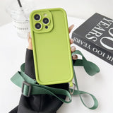 Handykette Silikonhülle für iPhone 17 16 15 14 13 12 11 Pro Max