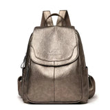 Women's Soft Leather Fashion Backpack | Ladies Designer Shoulder Bag