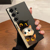 Three Little Kittens Silicone Case for Samsung Galaxy S25 S24 S23 Ultra