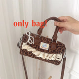 The Polka-Dot Silhouette Korean Bowler Bag