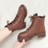 Women’s Genuine Leather Snow Boots – Warm Real Wool Lined Winter Boots