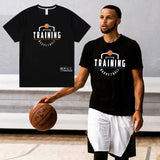 Men’s Loose Outdoor Basketball T-Shirt | Summer Quick-Dry Streetwear Tee