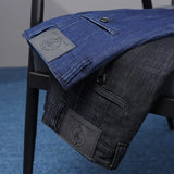 Men's Modal Fabric Thin Straight Jeans | Spring & Summer Classic Business Denim