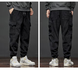 Men’s Winter Fleece Corduroy Cargo Pants – Thick Warm Work Trousers