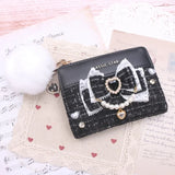The Petite-Bow Silhouette Lolita Short Wallet