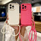 Crossbody Lanyard Phone Case for iPhone 17 Air 16 15 14 13 12 11 Pro Max SE