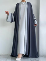 Muslim Women’s 2-Piece Caftan and Inner Dress Set