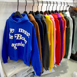 "Ye Must Be Born Again" Hoodie – Premium Foam Logo Oversized Sweatshirt, Kanye West Stil Unisex Pullover