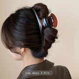 Elegant Solid 5.91in Large Hair Claw for Women