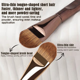 The Skin-Mimic Precision Brush Ultra-Thin Tongue-Shaped Foundation Tool
