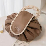 The Instant-Access Travel Pouch Large Capacity Drawstring Cosmetic Bag