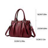 Women’s Genuine Soft Leather Tote Bag – Luxury Large Capacity Handbag