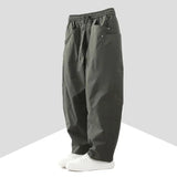 Herren Cargo Hose mit geradem Bein und Flugzeug-Print