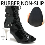 Professional Women’s Latin Dance Sandals – Thin High Heel Stilettos