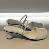 Damen-Mules mit Zehenabdeckung – elegante Slingback-Sandalen zum Hineinschlüpfen
