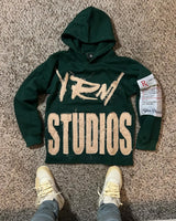 Men’s Y2K Gothic Oversized Zip-Up Hoodie – American Fashion Pattern Print, Harajuku Hip Hop Hooded Sweater