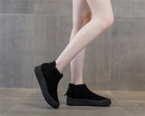 Women’s Genuine Leather Snow Boots – Thickened Warm Winter Boots