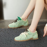 Deutsche Trainingsschuhe für Damen aus echtem Leder – Rutschfeste Retro GAT Sneaker