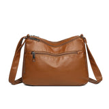 Matching-All Kunstleder-Messenger Bag | Premium PU-Umhängetasche für Damen
