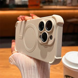 MagSafe Compatible Shockproof Soft Case for iPhone 17 Air 16 15 14 13 12 Pro Max