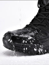 Men's Winter Boots - Waterproof Snow Boots - Non-Slip Outdoor Hiking Shoes