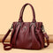 Women’s Genuine Soft Leather Tote Bag – Luxury Large Capacity Handbag