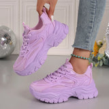 The Urban Designer Trainer: Leichtgewichtige Chunky Plateau-Sneaker für Damen