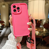 Handykette Silikonhülle für iPhone 17 16 15 14 13 12 11 Pro Max