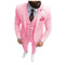 Men's 3-Piece Slim Fit Suit – Formal Business Notch Lapel Tuxedo, Wedding Best Man Blazer, Vest & Pants Set for Men