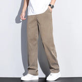 Men’s Soft Lyocell Summer Jeans – Elastic Waist Loose Straight Denim
