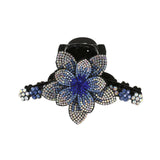 Die Haarspange „Glimmer Bloom“ – Atemberaubende florale Strass-Klammer