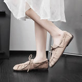 Damen Loafers aus echtem Leder – Flache Mokassins im britischen Stil
