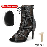 Die Tanzstiefel „Diamond Stage“: Funkelnde Strass-Latein- & Jazzschuhe