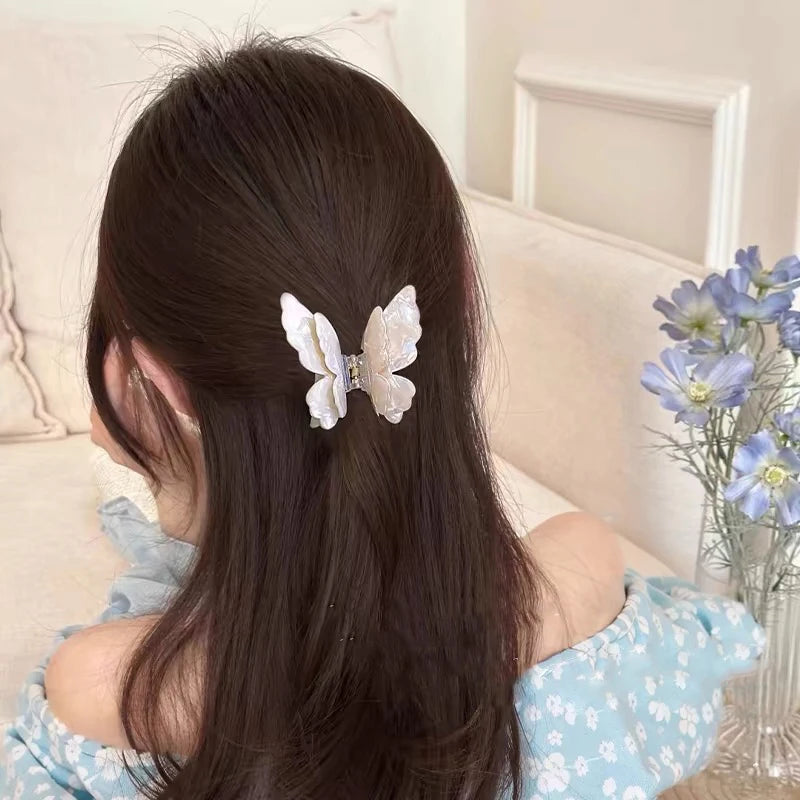 The Ethereal Wing Butterfly Claw Stunning Acetate Fairy Clip