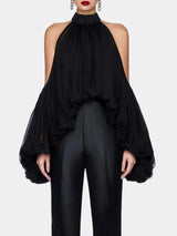 Women’s Solid Loose Casual Blouse | Elegant O-Neck Temperament Shirt