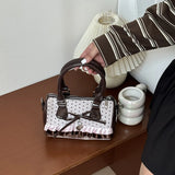 The Polka-Dot Silhouette Korean Bowler Bag