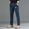 Korean Style Slim Fit Jeans | Men's Comfortable Gray Straight Leg Denim