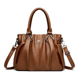 Women’s Genuine Soft Leather Tote Bag – Luxury Large Capacity Handbag