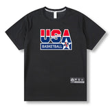 Men’s Loose Outdoor Basketball T-Shirt | Summer Quick-Dry Streetwear Tee