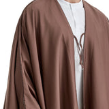 Offener Abaya-Cardigan für Herren | Ramadan Djellaba und marokkanische Jubba Thobe